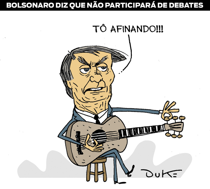 Bolsonaro não vai mais a debates