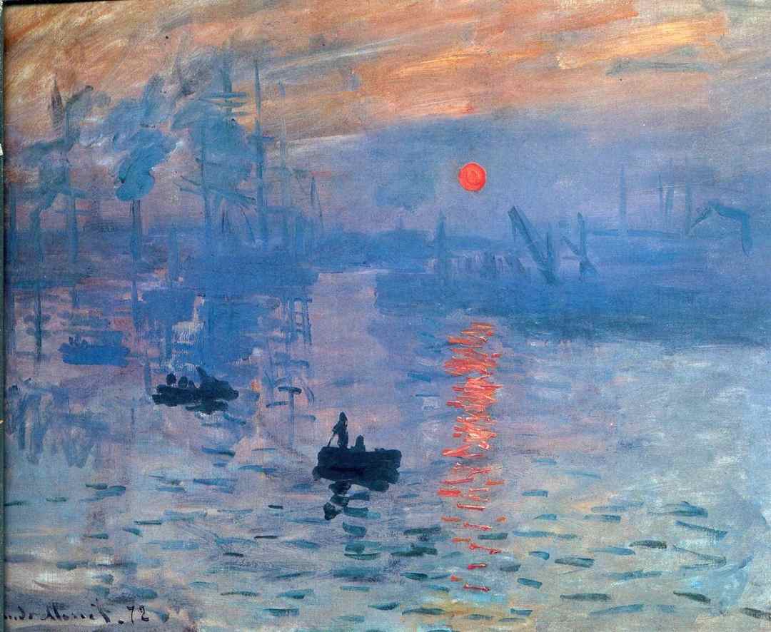 Sol Nascente, Claude Monet, 1872