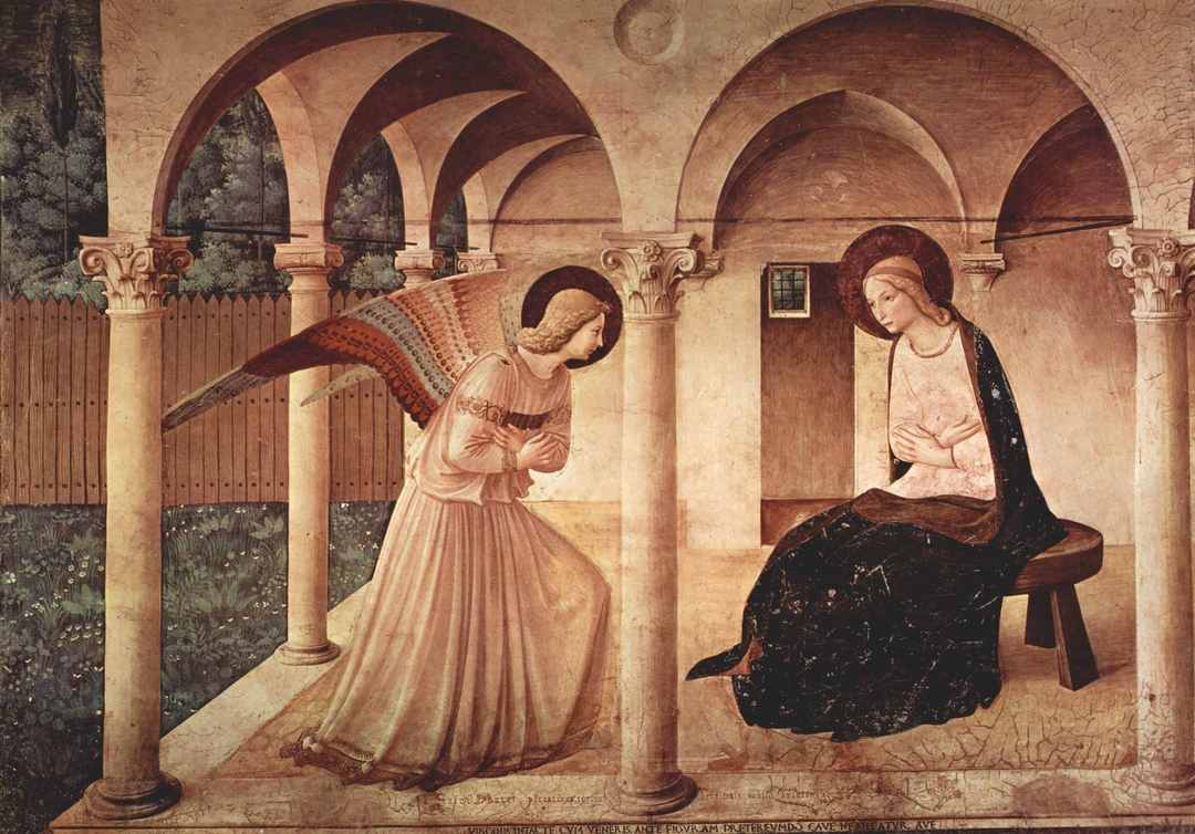 A Anunciação, Fra Angelico, entre 1441 e 1446