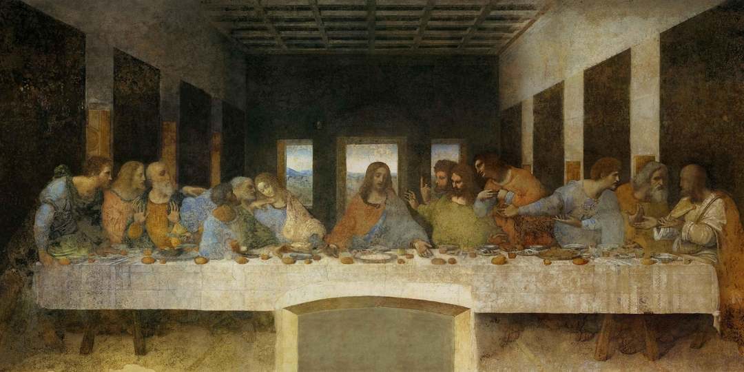 A Última Ceia, Leonardo Da Vinci, entre1494 e 1498