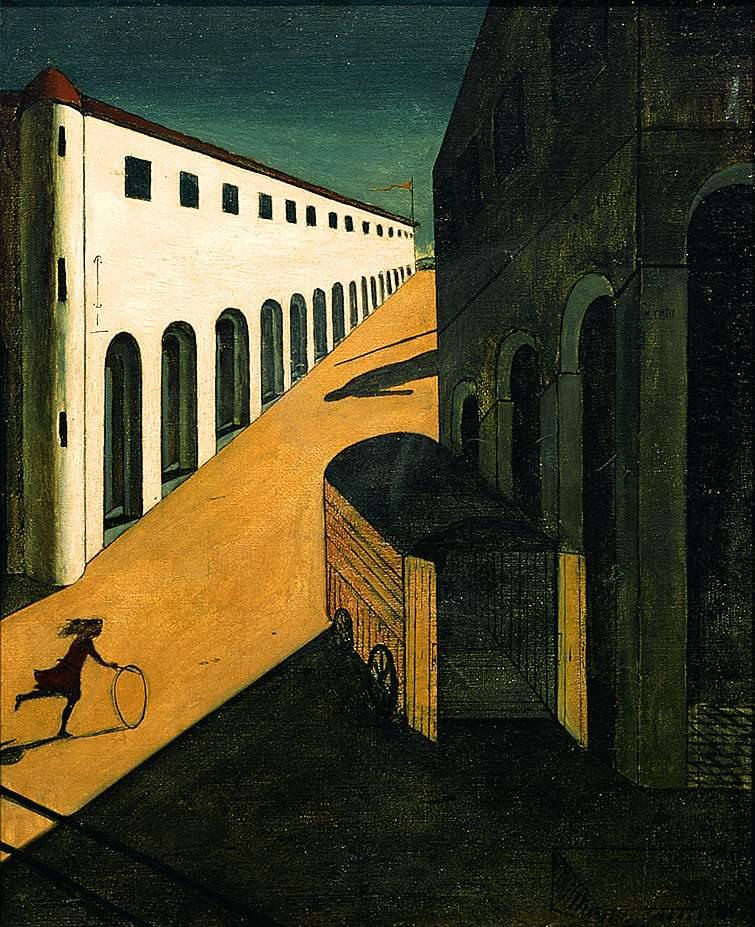 Mistério e Melancolia de uma Rua, Giorgio de Chirico, 1914