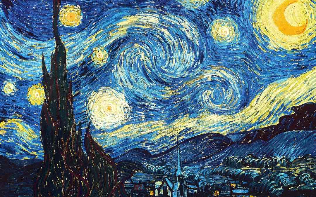 Noite Estrelada, Van Gogh, 1889