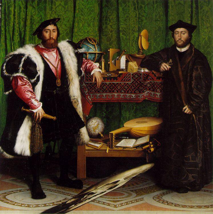 Os Embaixadores,Hans Holbein, 1533