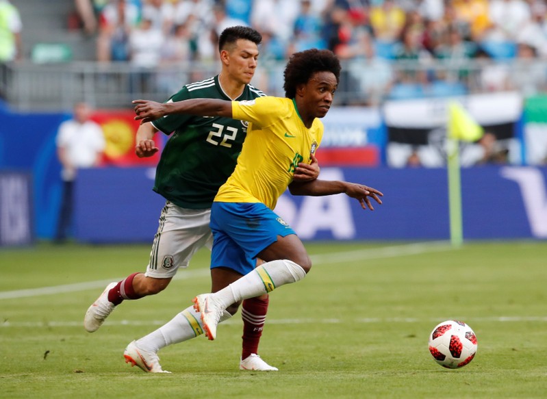 O meia-atacante Willian se sente mais maduro agora e confia em boas atuações dele e do Brasil.