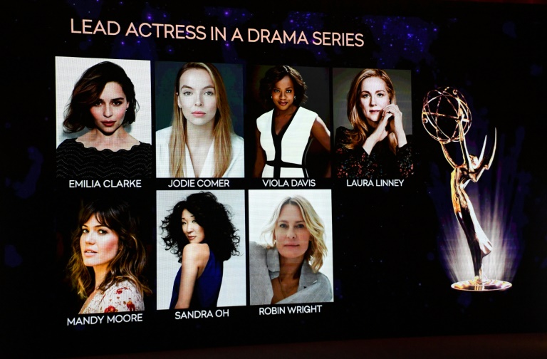 Painel mostra as indicadas ao Emmy de melhor atriz em série dramática, um dos prêmios a que 'Game of Thrones' concorre