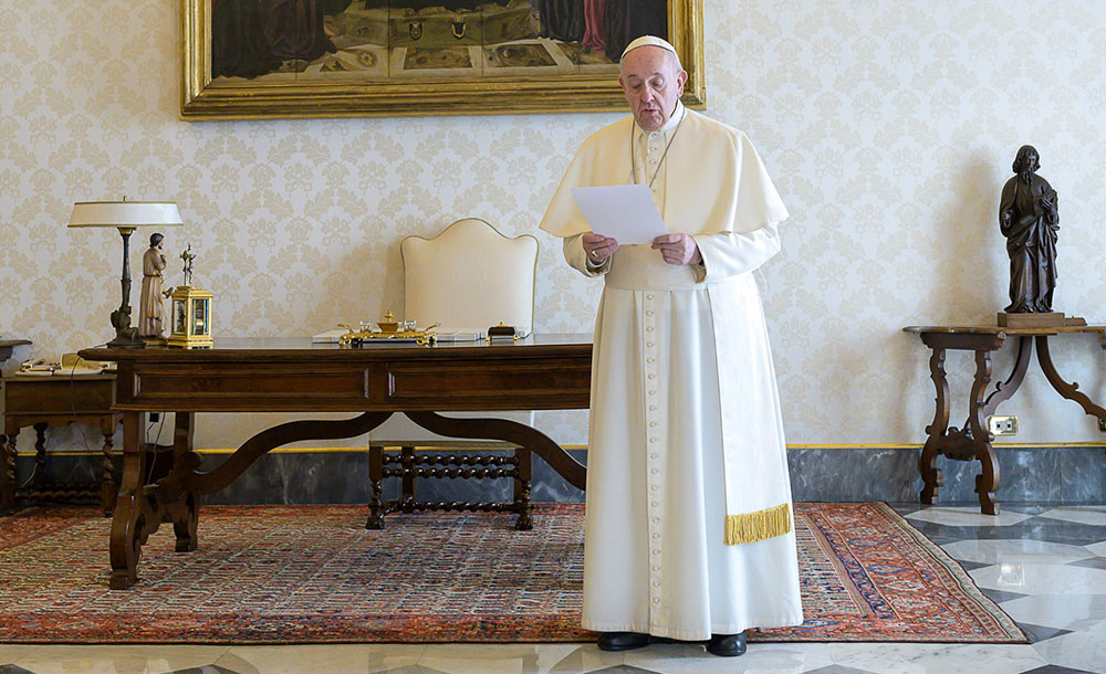 Pontífice deu uma pausa nas catequeses sobre as bem-aventuranças para recordar neste dia 25 a Solenidade da Anunciação do Senhor