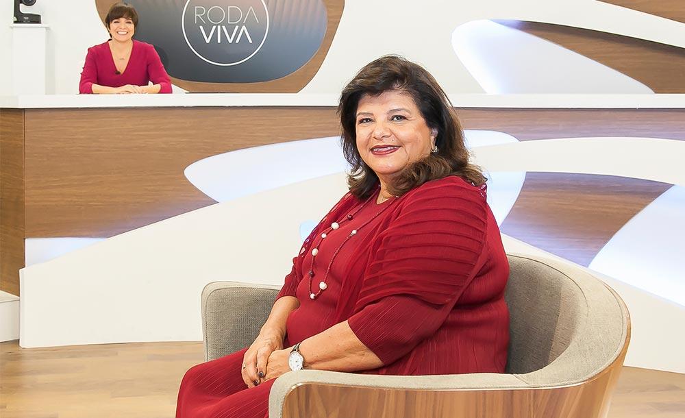 Empresária Luiza Trajano, dona da rede Magazine Luiza, em entrevista ao Roda Viva: 'o racismo estrutural está inconsciente nas pessoas'.