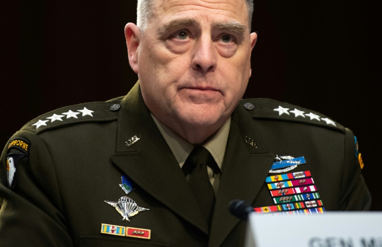 O chefe do estado-maior conjunto dos Estados Unidos, general Mark Milley