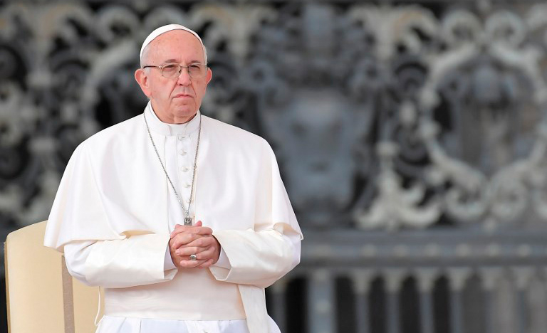 O papa tem demonstrado grande preocupação com a pandemia e as milhares de vítimas da doença