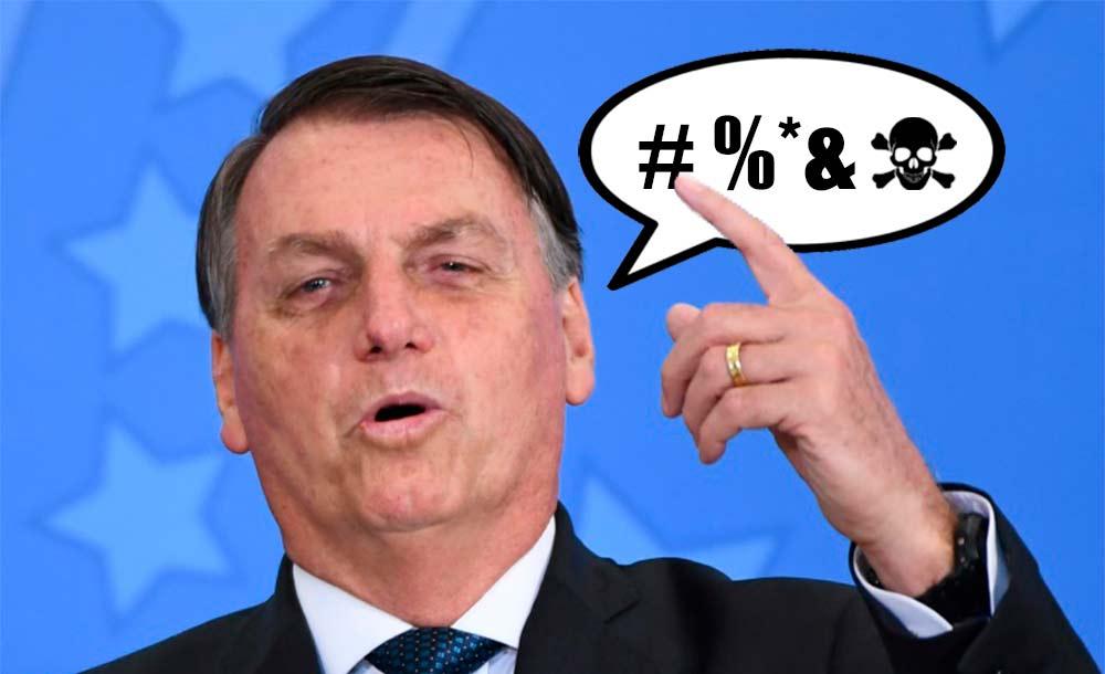 Bolsonaro insulta imprensa com palavrões ao invés de explicar gastos com verba pública