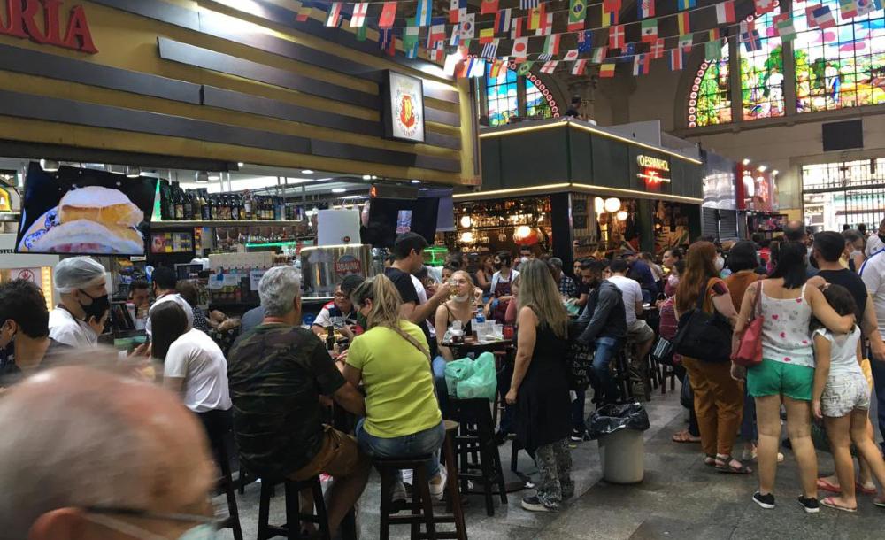 Mercado Municipal de São Paulo, em dezembro de 2020