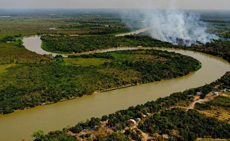 Secas no Pantanal tende a se agravar devido ao fluxo de chuvas na Amazônia