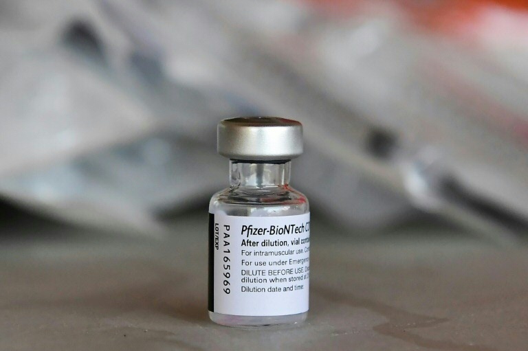 Dose de vacina contra a covid-19 da Pfizer/BioNTech