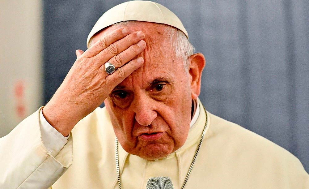 O papa Francisco passou por uma cirurgia em 4 de julho aconselhado por um enfermeiro