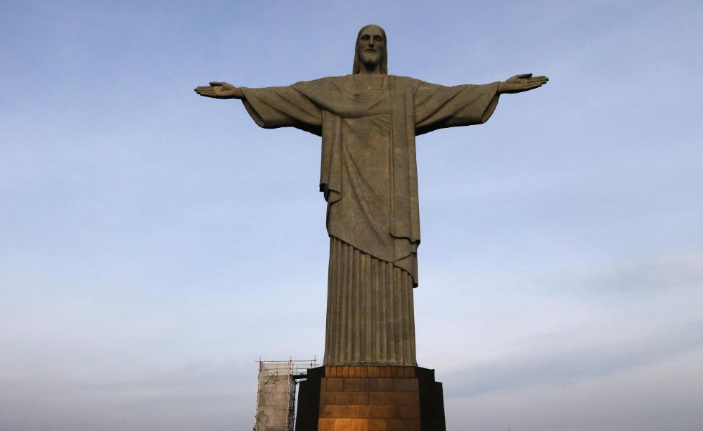 Estátua do Cristo Redentor, no Rio de Janeiro