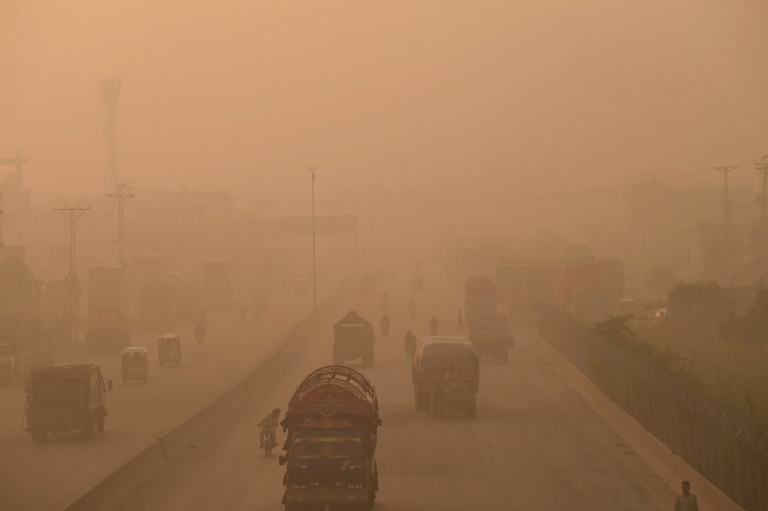 Poluição na cidade indiana de Lahore, em 6 de outubro de 2021