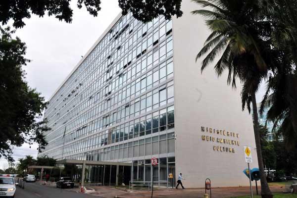Prédio do Ministério do Meio Ambiente, em Brasília