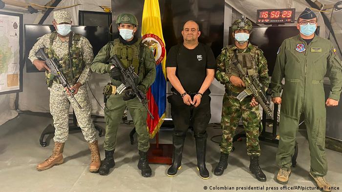 Presidente colombiano, Iván Duque, disse que a prisão de Dairo Antonio Úsuga David, o Otoniel, é o maior golpe no narcotráfico colombiano desde a queda de Pablo Escobar, em 1993