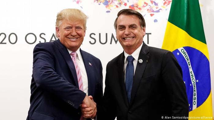 'O presidente Jair Bolsonaro e eu nos tornamos grandes amigos ao longo dos últimos anos', inicia a mensagem de Trump