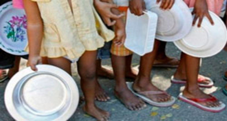 A fome não é apenas um fantasma, mas uma realidade criada pela política econômica (AFP)