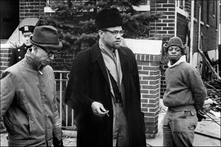 Foto sem data de Malcolm X, o líder da Organização da Unidade Afro-Americana