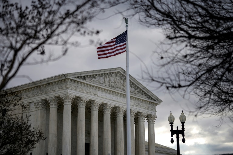 Imagem da Suprema Corte dos EUA, em Washington em 18 de janeiro de 2022