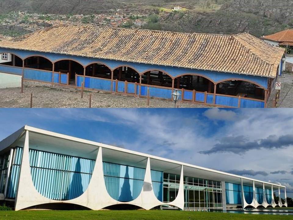 Os arcos do Mercado Municipal de Diamantina inspiraram Niemeyer na idealização dos arcos do Palácio da Alvorada
