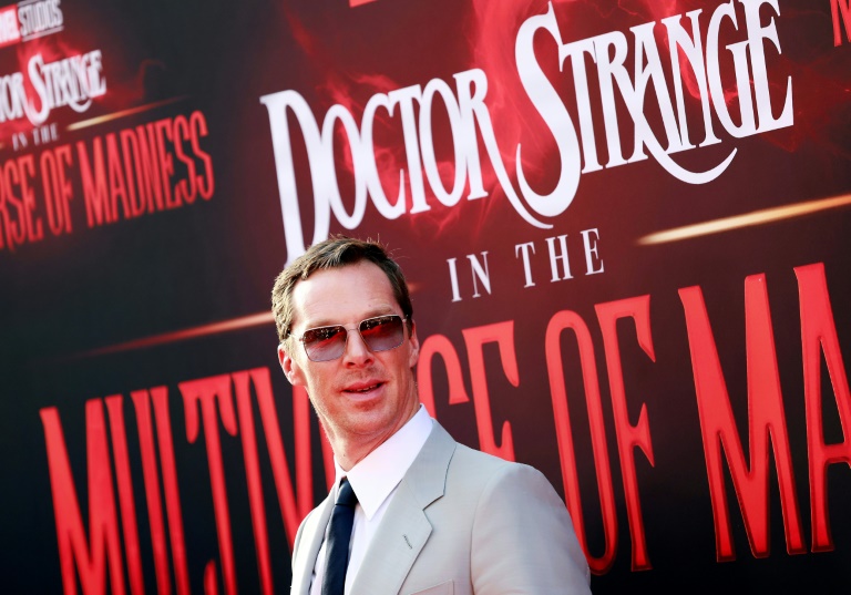 O ator britânico Benedict Cumberbatch, estrela de 'Doutor Estranho no Multiverso da Loucura', em Los Angeles