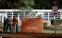 A Escola no Texas onde ocorrreu o massacre (ANSA)