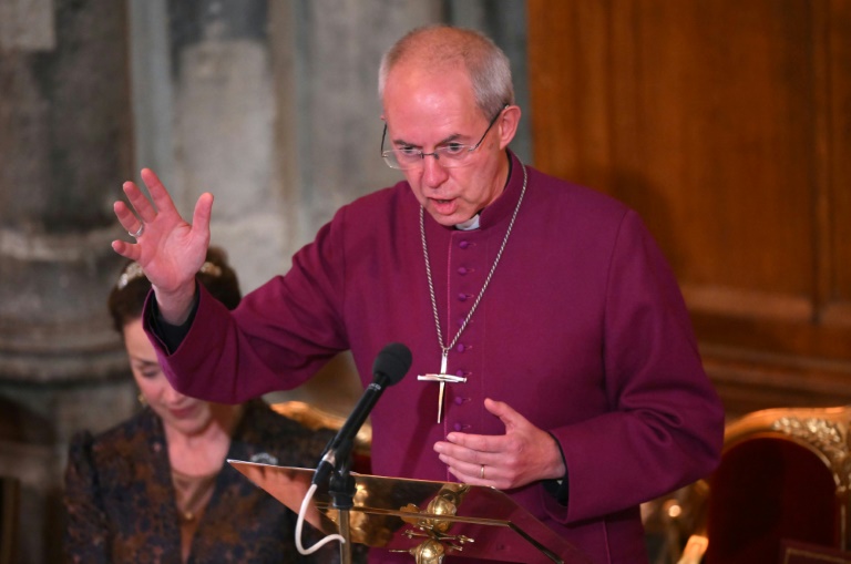 Justin Welby, arcebispo de Canterbury, fala durante uma cerimônia em 28 de novembro de 2022 em Londres
